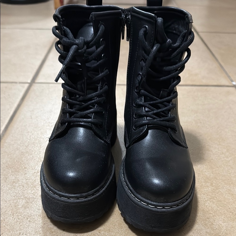 Steve Madden Betty Platform Combat Boots